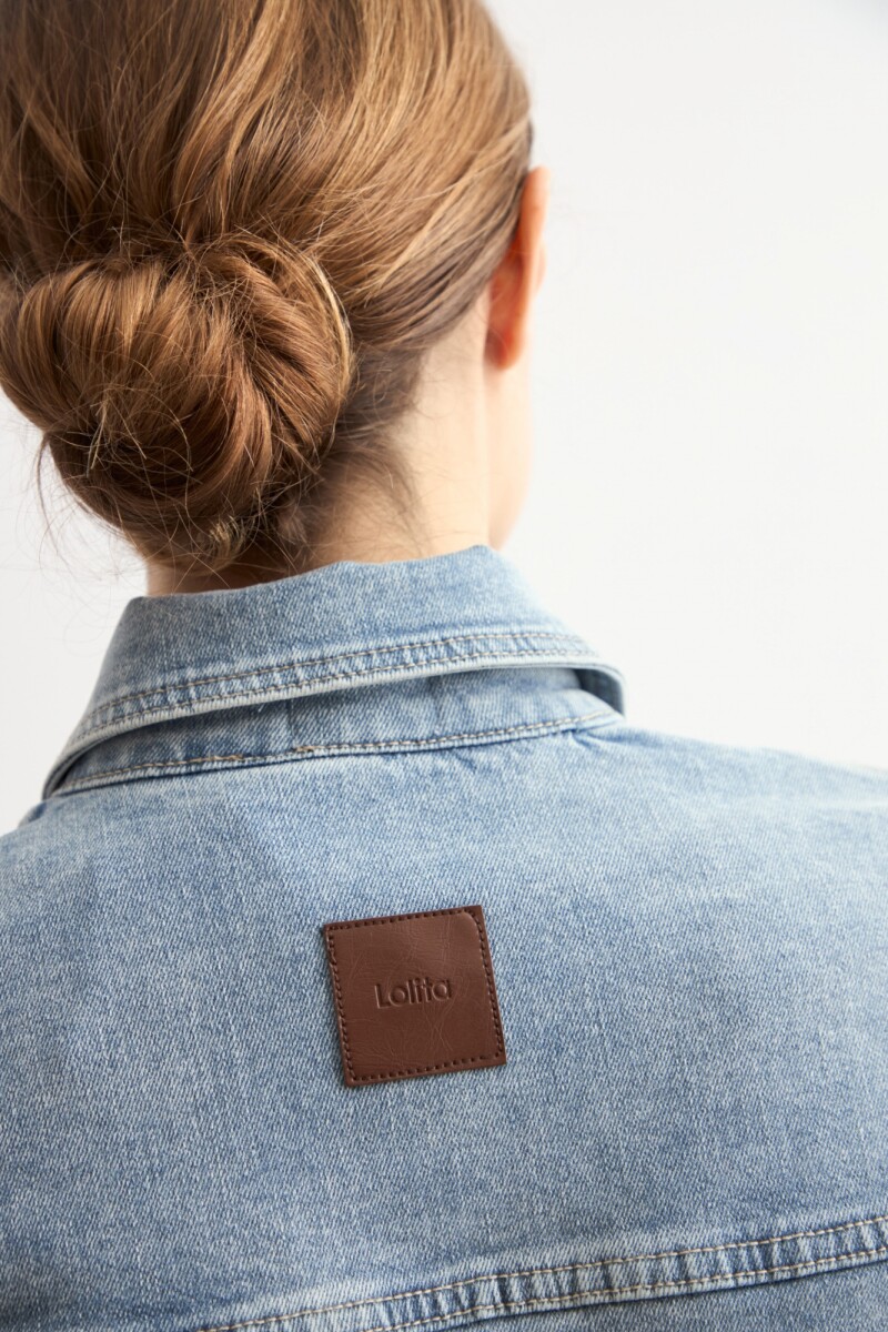 Chaqueta clásica de jean jean medio