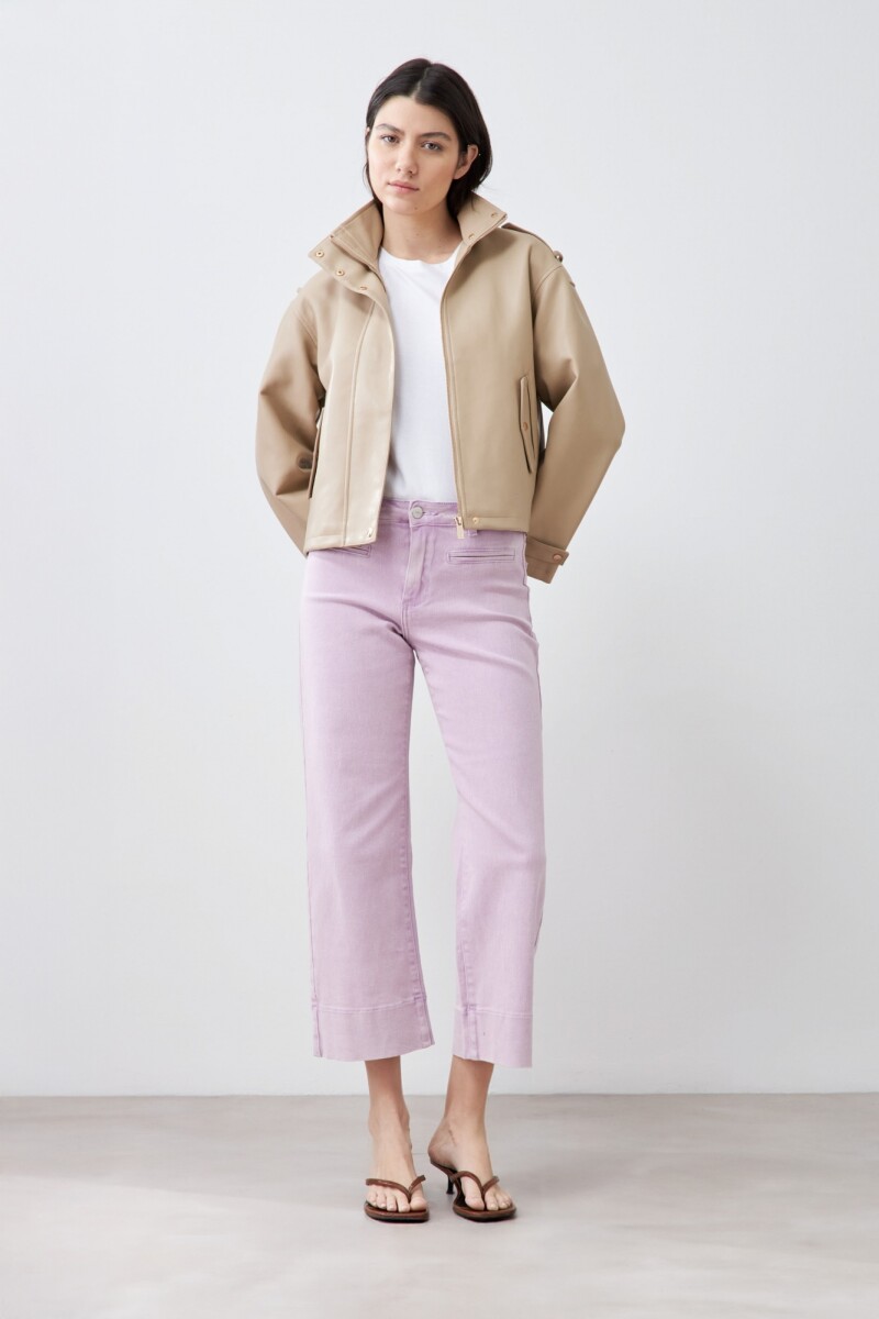 Jean culotte Aretha rosa pastel