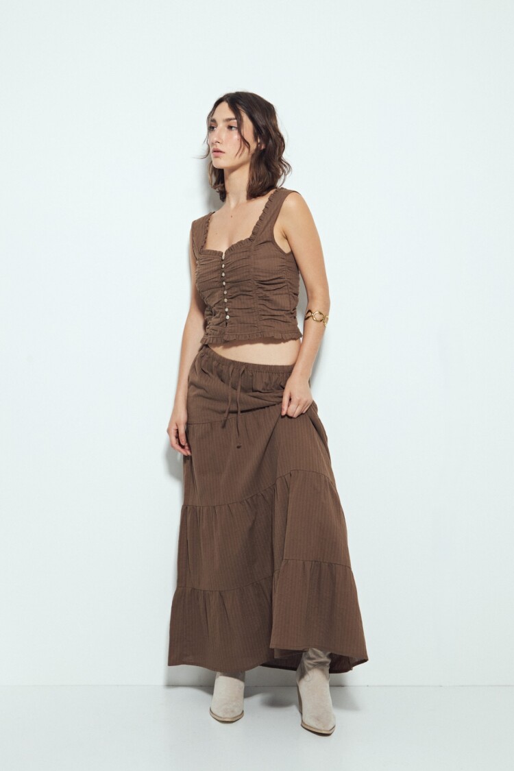 FALDA CLARI Chocolate