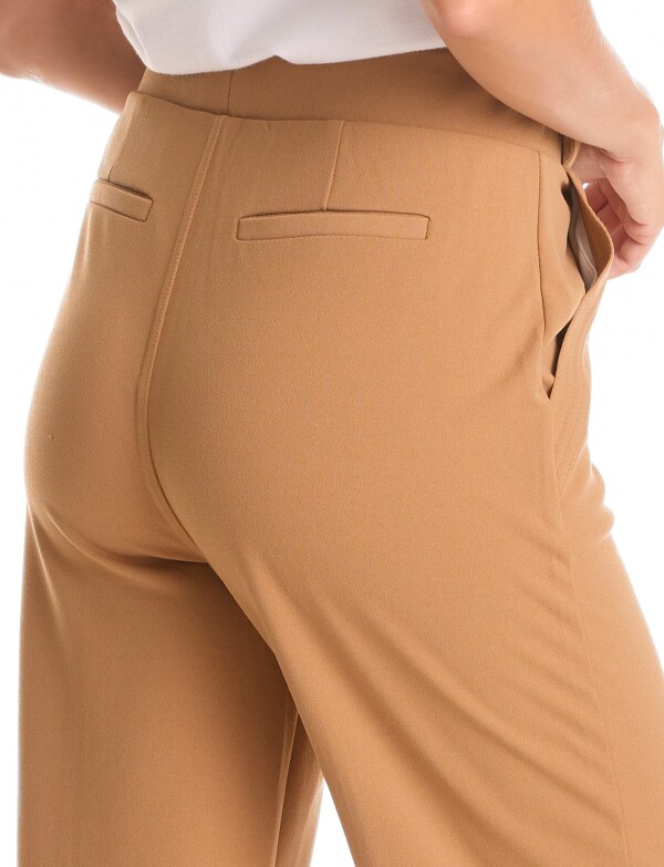 Pantalon Recto Pespunte TOSTADO