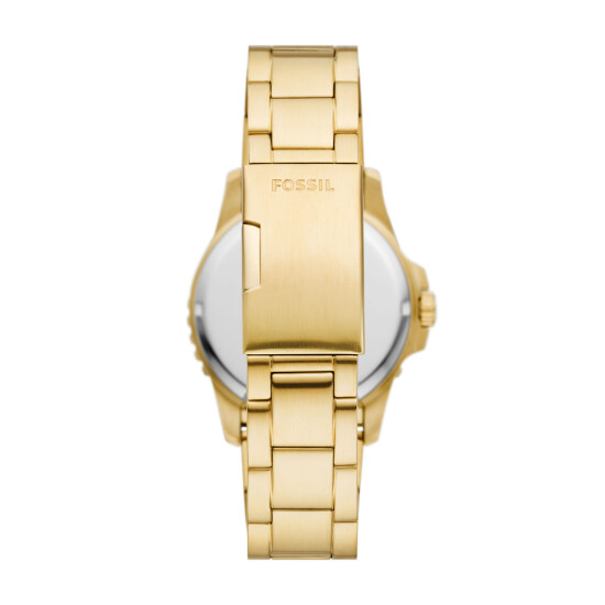 Reloj FOSSIL Azul DIVE Acero Dorado Esfera 42mm 0