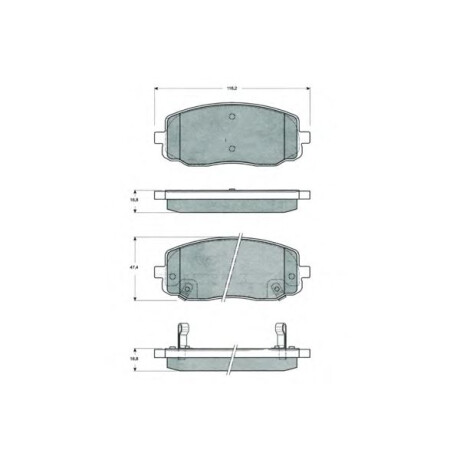 PASTILLAS DE FRENO KIA I10 KIA PICANTO DELANTERAS VALEO PASTILLAS DE FRENO KIA I10 KIA PICANTO DELANTERAS VALEO
