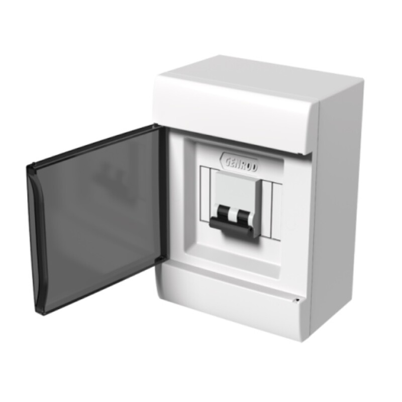 TABLERO ADO. PLAST. 4TM DIN PUERTA FUME GENROD TABLERO ADO. PLAST. 4TM DIN PUERTA FUME GENROD