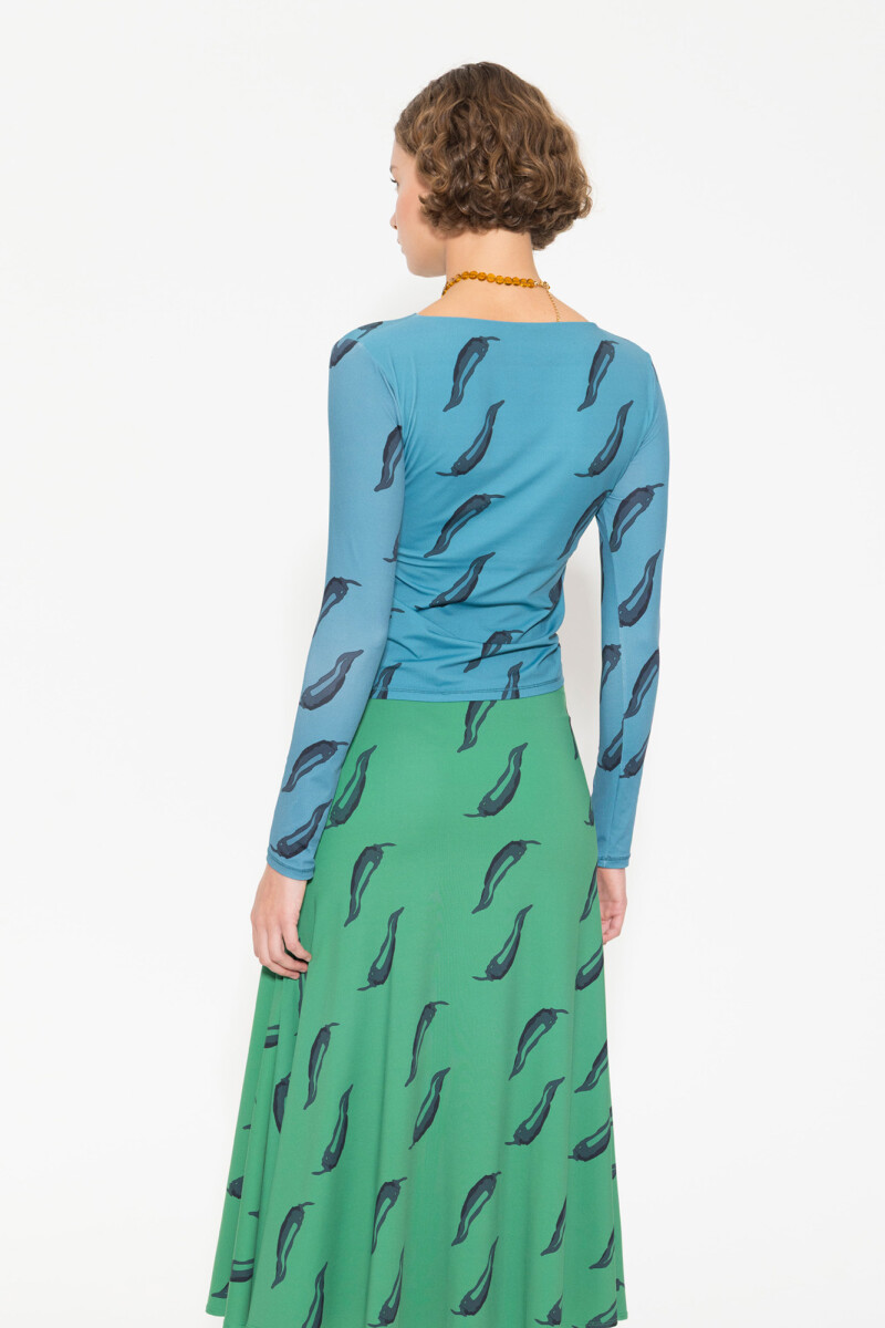 REMERA BLAIR Celeste