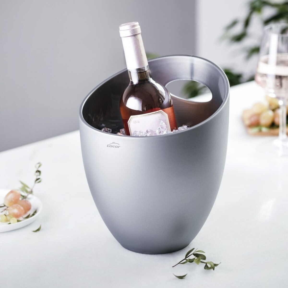 Champagnera hielera para botellas TitanPro Lacor 