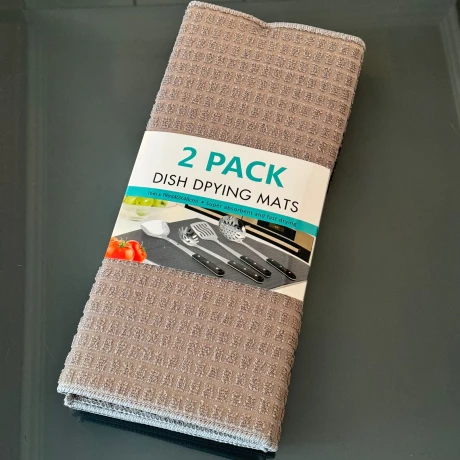Escurridor De Vajilla De Microfibra Pack Con 2 Unidades 45cm x 60cm Escurridor De Vajilla De Microfibra Pack Con 2 Unidades 45cm x 60cm