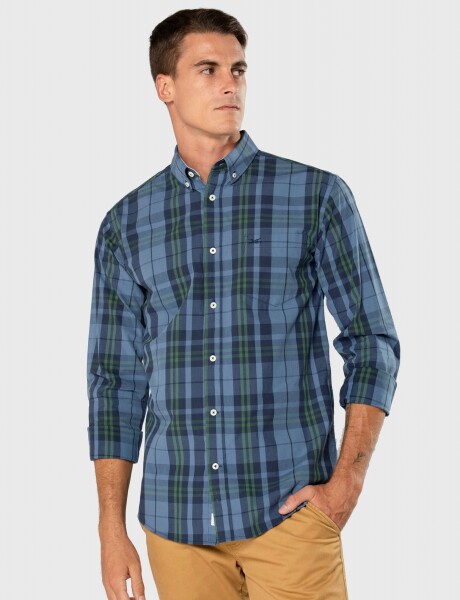 CAMISA CUADROS Piedra