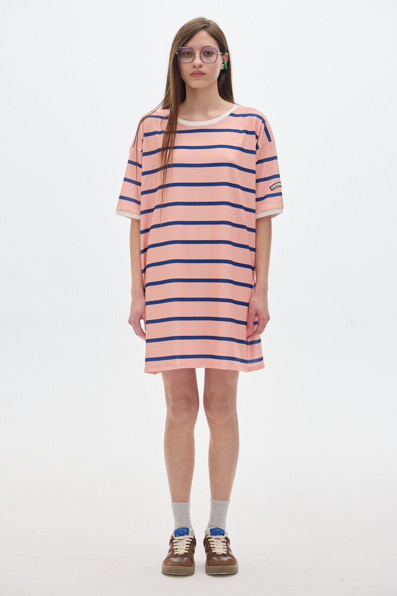 Vestido Young ST - Blue/Peach 
