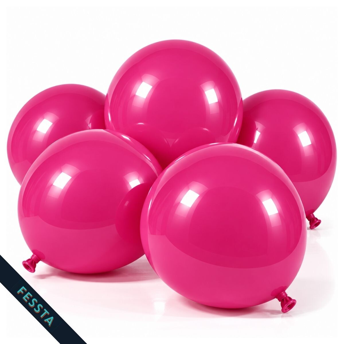 Globos Lisos x 50 Und / R12 - Fucsia 