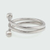 Anillo Moon Envolvente de Plata 925 con Brillantes Anillo Moon Envolvente de Plata 925 con Brillantes