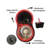 Mopa trapeadora con balde centrifugado 360 grados negro Mopa Trapeadora Con Balde Centrifugado 360 Grados Negro