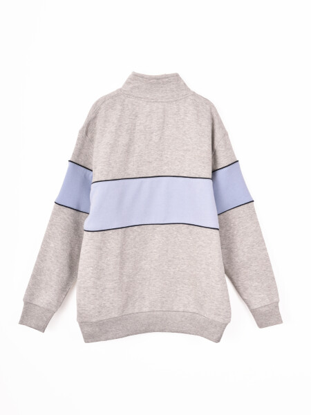 BUZO PERKINS GRIS MELANGE M