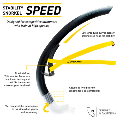 Finis - Esnórquel Stability Snorkel 1.05.021.106. 001
