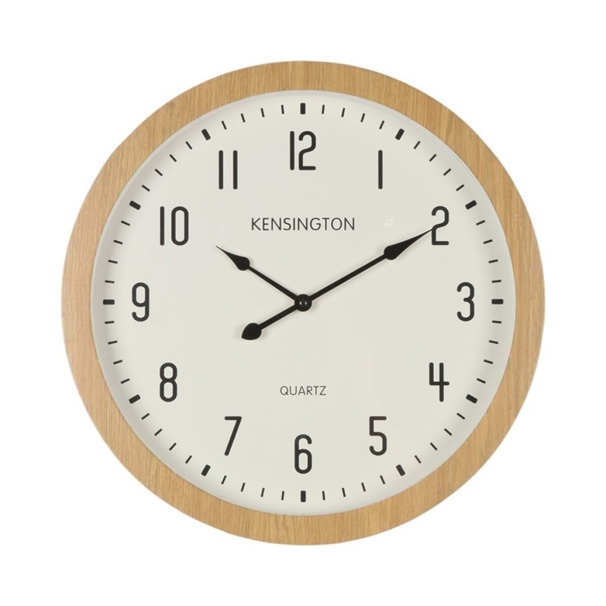 RELOJ DE PARED MDF 40X40X6 CM CENTRO BLANCO 