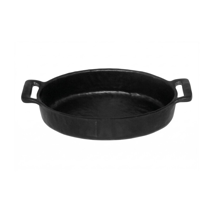 BANDEJA RED MELAMINA NEGRA C/MANIJA 21X11CM Unica