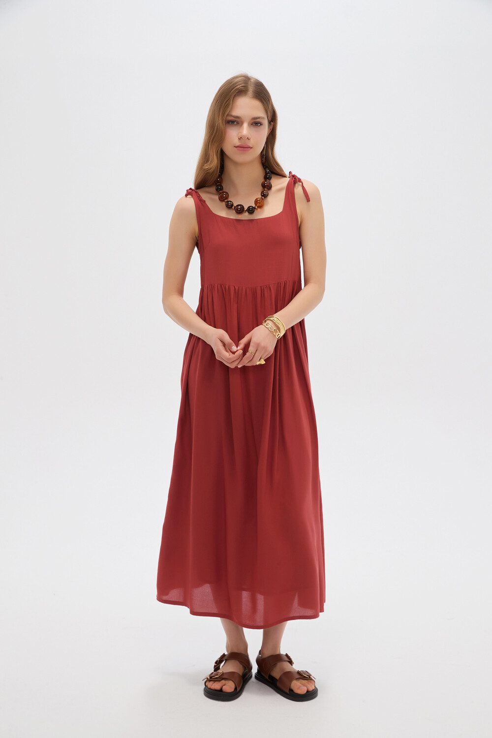 Vestido Adonid Terracota