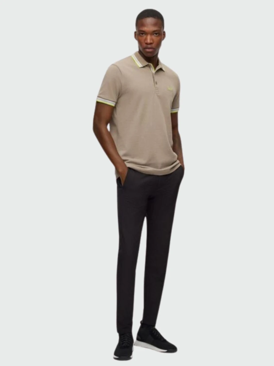 BOSS -Remera polo de algodón, regular fit, PADDY 