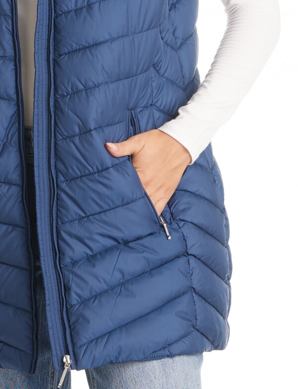 Chaleco Abrigo Puffer AZUL