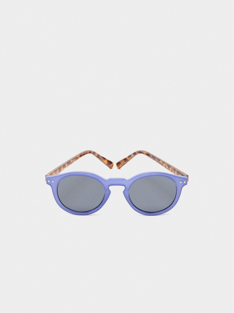 Gafas De Sol Redondas - azul 