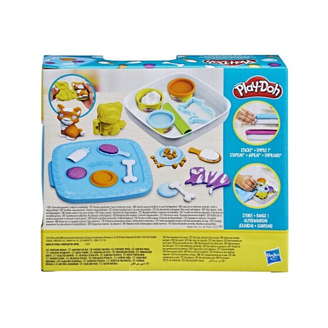 Set x 4 masas Play Doh + contenedor Celeste
