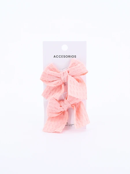 BROCHE MOÑA PACK X 2 ROSADO