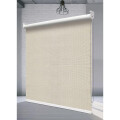 Cortina Blackout Texturada 100% opaca roller 1.00x2.00m Beige