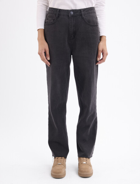 Jean recto Rosa negro