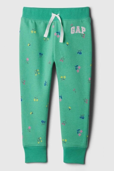 Pantalón Deportivo Logo Gap Toddler Niña Bright Meadow