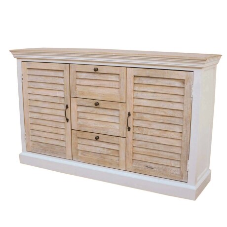 APARADOR 2P 3C MADERA-DE-MANGO NATURAL-BEIGE COSTA