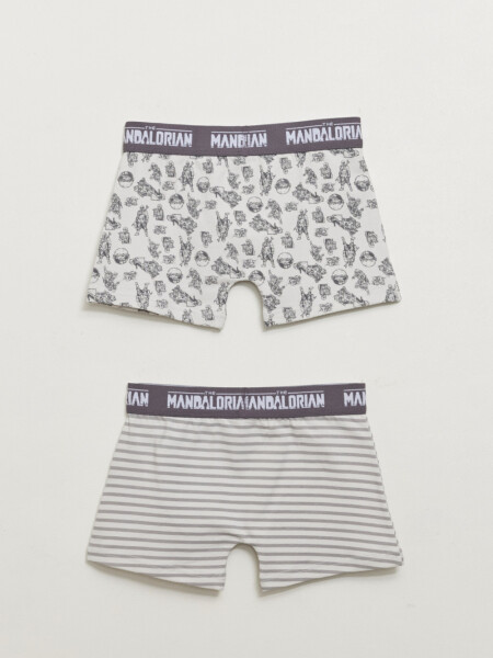 Pack x2 boxer Mandalorian Gris