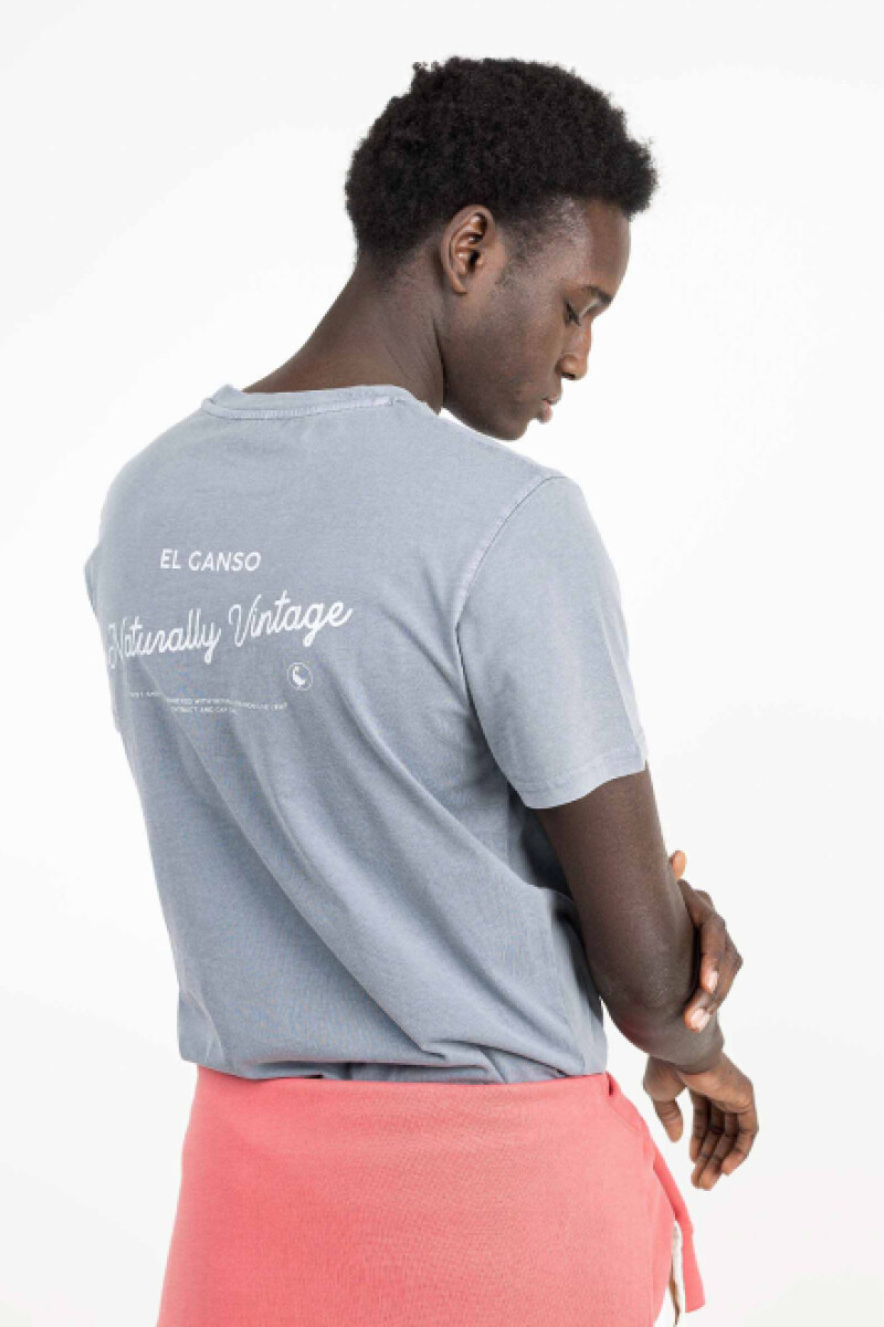 Camiseta Tinte Natural Gris