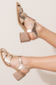 Sandalia francisca Champagne