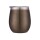 Mate Acero Inox. con Tapa Marron Metalizado