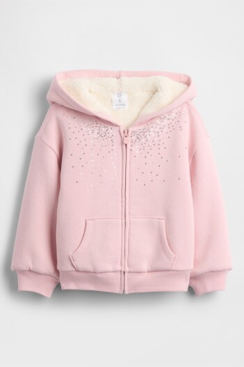 Canguro Con Cierre Corderito Toddler Niña Pure Pink