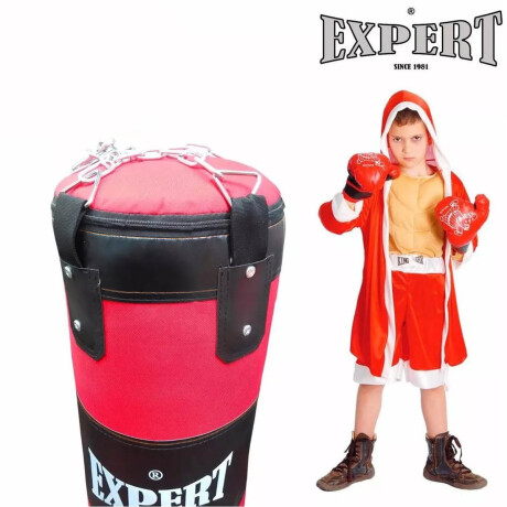 Bolsa Boxeo 67cm + Relleno Compacto + Cadenas P/ Niño Box008003