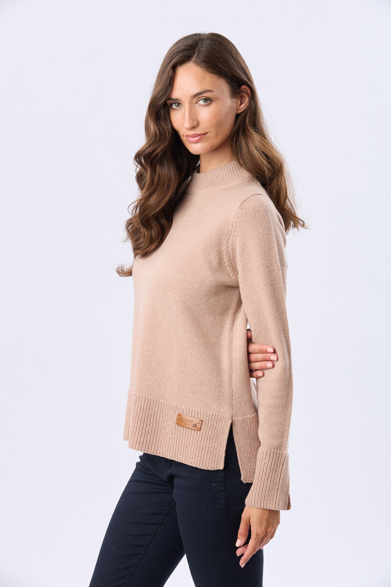 BUZO TEJIDO DE LANA - Beige 