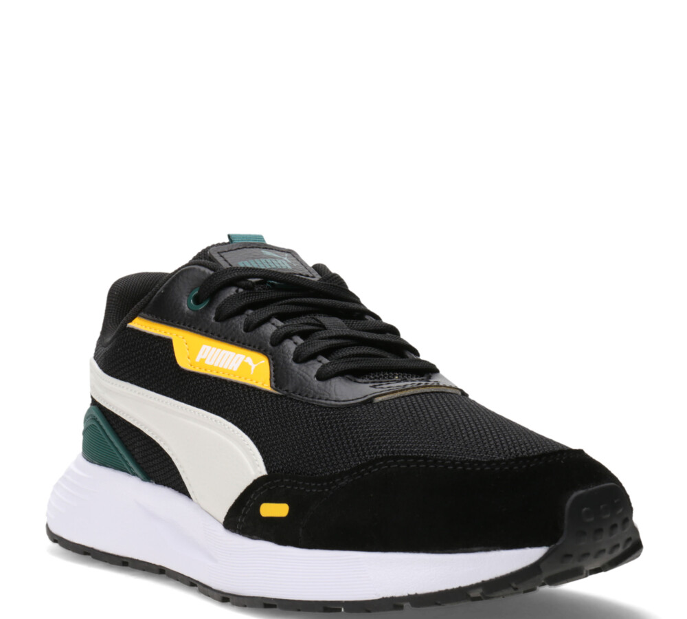 Puma negro con discount amarillo