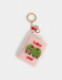 Llavero Libreta Llavero Y Charm De Libreta "i Olive You" - Rosa Claro