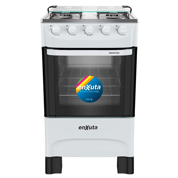 Cocina Multigas 4 Hornallas Enxuta Cenx27200ng BLANCO