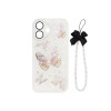 Protector para iPhone 16 diseño mariposas + correa Protector Para Iphone 16 Diseño Mariposas + Correa