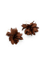 Caravana Petal Marron Medio