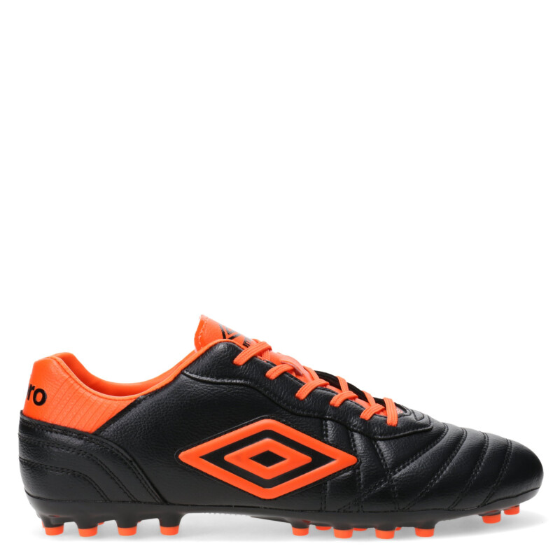 Championes de Fútbol 11 Hombre Umbro Touch AT Negro - Anaranjado