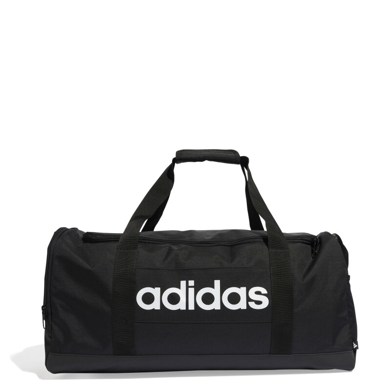 Bolso Adidas Linear Duffel Negro - Blanco
