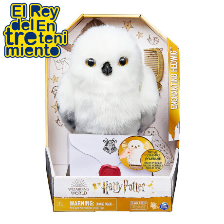 Lechuza Encantada Hedwig Harry Potter C/ Sonido Y Mov Lechuza Encantada Hedwig Harry Potter C/ Sonido Y Mov