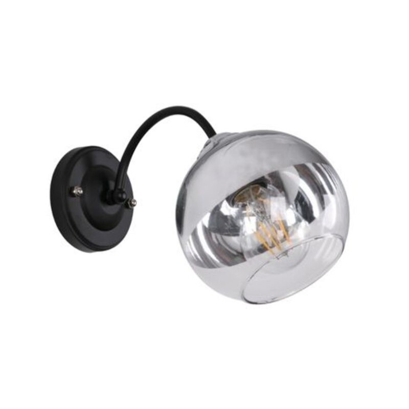APLIQUE 1 LUZ "NIKA" NEGRO E27 60W APLIQUE 1 LUZ "NIKA" NEGRO E27 60W