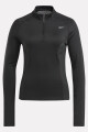 Running 1/4 zip Negro