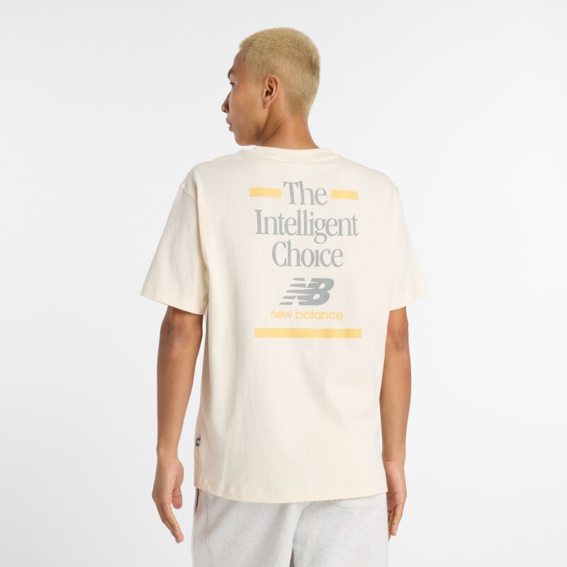 Remera New Balance de hombre - MT53900PEF WHITE