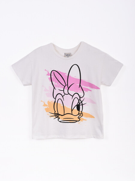 REMERA PAINTED DAISY OFF WHITE