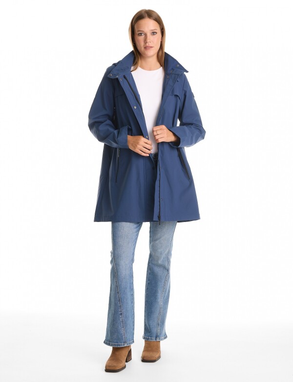 Gabardina Impermeable AZUL
