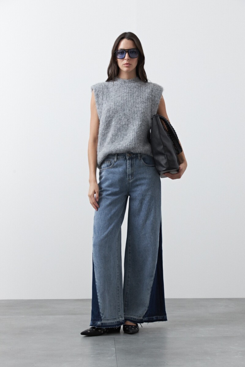 CHALECO BORJA Gris Melange